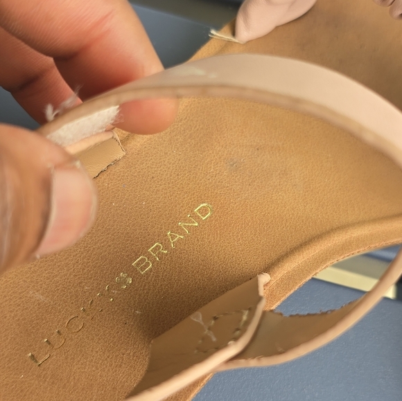 Lucky Brand Chic Pink Girls Sandals Size 11 Summer Cute - Picture 7 of 11